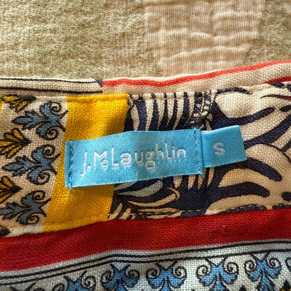 J. Mclaughlin Multicolor Patterned Shirt - image 2